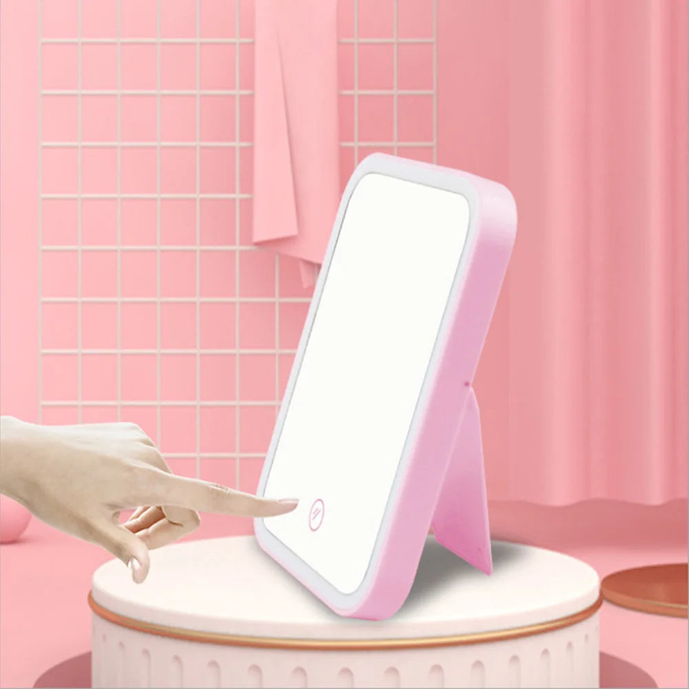 USB Rechargeable Makeup Mirror with LED Light Adjustable LED Vanity Light Makeup Mirror LED Mirror Light Dresser Makeup Mirrors