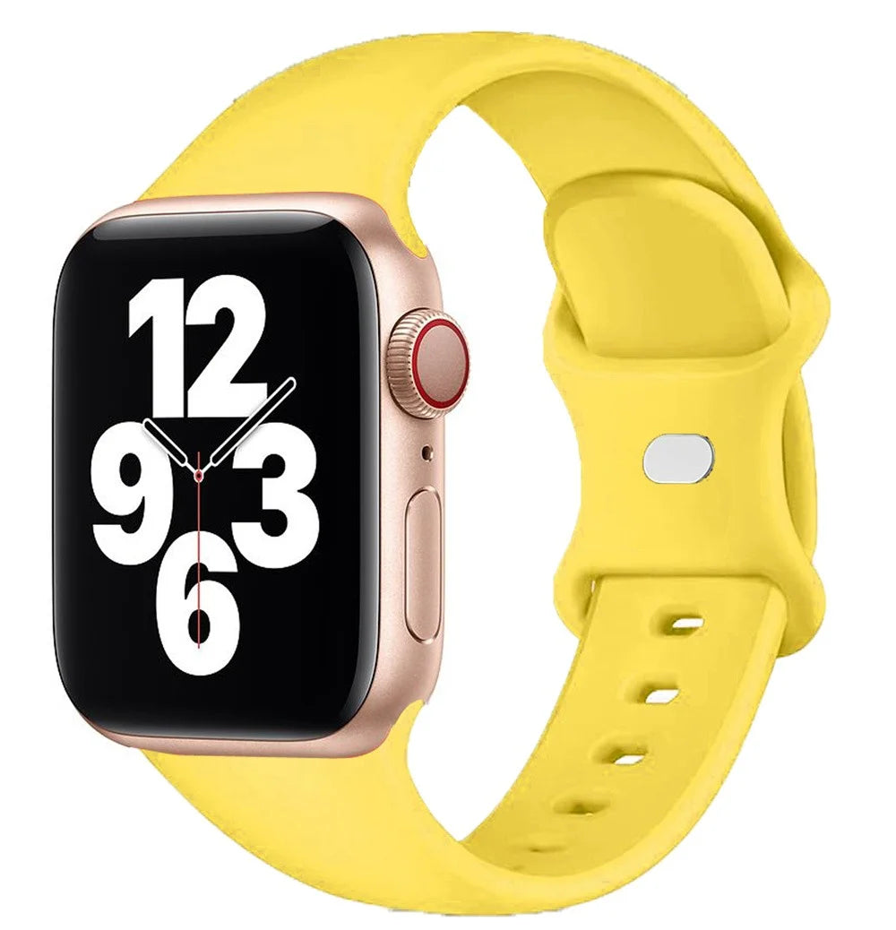 Band for Apple Watch Bands 40Mm Series SE 7 6 5 4 3 2 1 38Mm 44Mm 42Mm 45Mm 41Mm,Women and Men Sport Apple Watch Bands,Soft Silicone Strap Replacement for Iwatch Bands